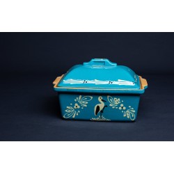 Terrine Rectangulaire - Turquoise - Cigogne