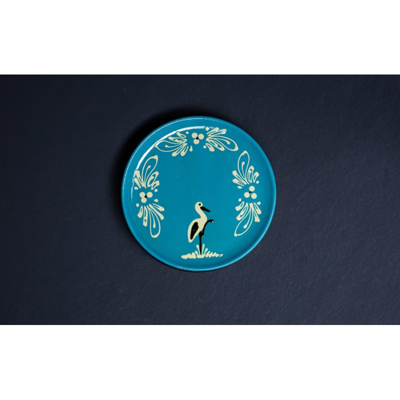 Plat pour service de la tarte - Turquoise - Cigogne