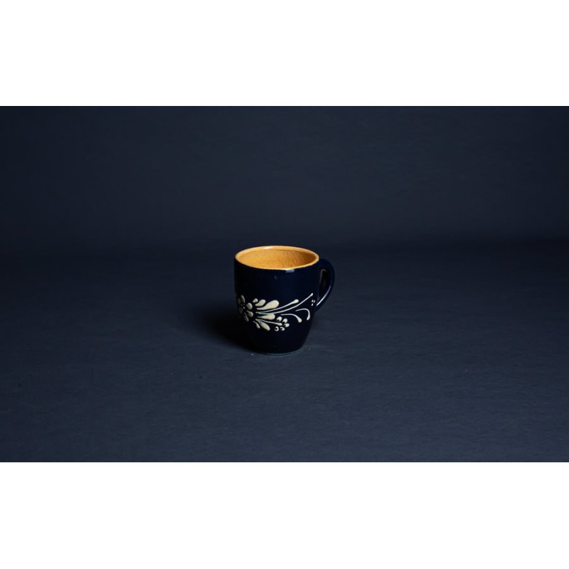 Tasse à expresso - Bleu - Fleurs